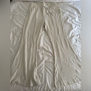 American Eagle high waisted waffle knit pants